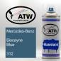 Preview: Mercedes-Benz, Biscayne Blue, 312: 400ml Sprühdose, von ATW Autoteile West.